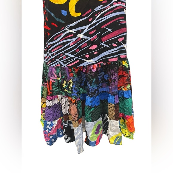 Jams World • Hattie Florentine Hawaiian Floral Retro Multicolor Dress Size XS - Picture 3 of 11